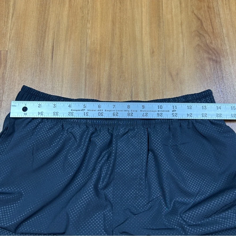 Peloton Athletic Running Shorts Men Medium Black Lined‎ Gym Training Activewear